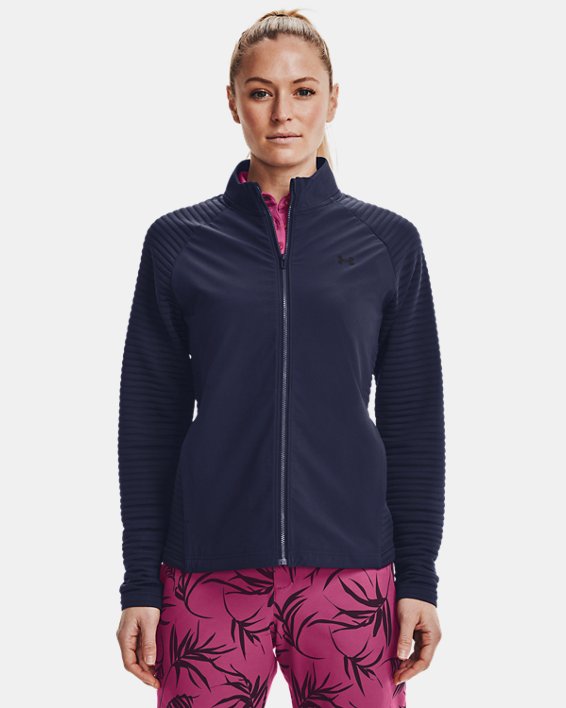 Vêtement entièrement zippé UA Storm Evo Daytona pour femme, Blue, pdpMainDesktop image number 0